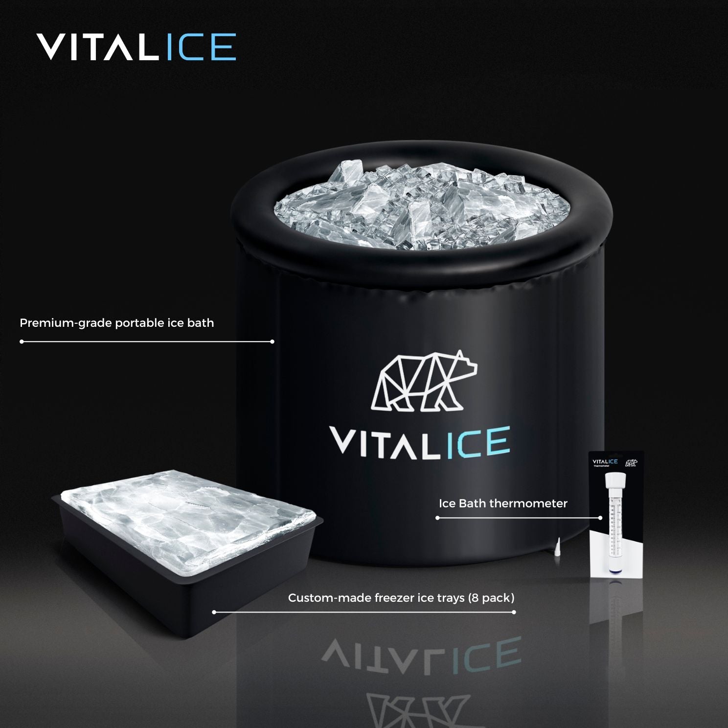VITALICE Ice Bath: Ultimate Starter Pack (Make your own ice!) – VITAL+