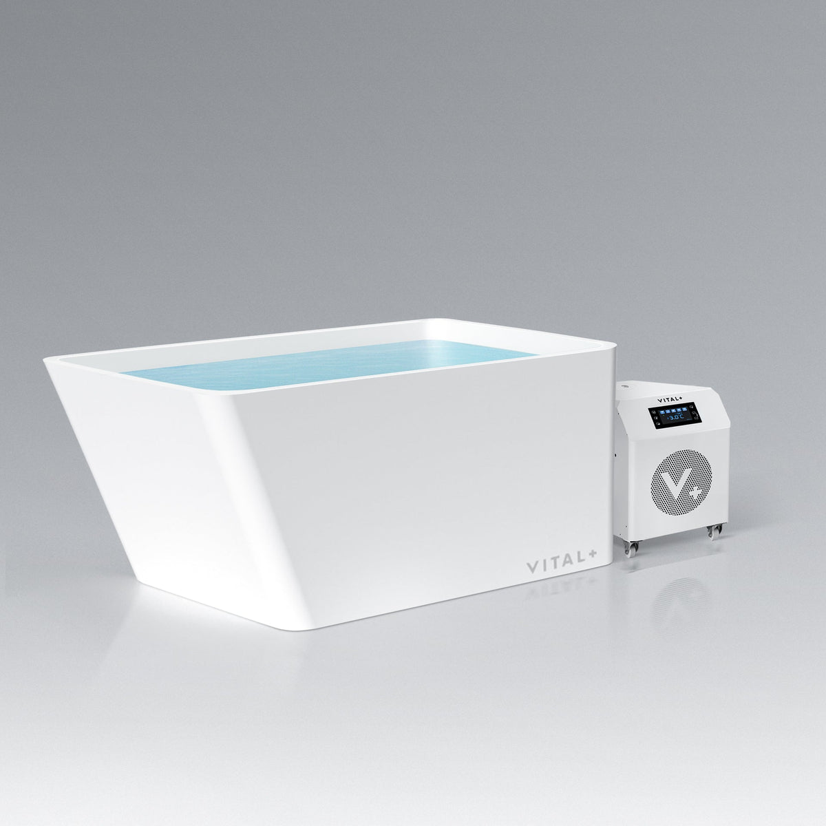 <p>No plumbing. No special installation. The Vital+ acrylic tub and Ultra Max Chiller arrive ready to go with a true all-in-one, plug-and-plunge design. Just fill it with water, plug it into a standard outlet, and you're ready for cold or hot therapy in minutes—perfect for homes, clinics, and training facilities alike.</p>