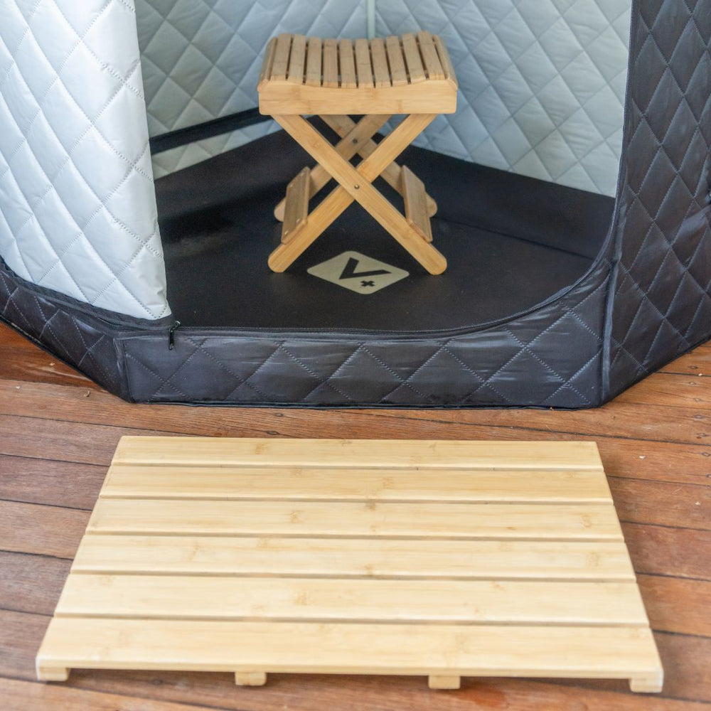 Bamboo Seat + Mat for SaunaPod